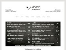 Tablet Screenshot of diewilderin.at